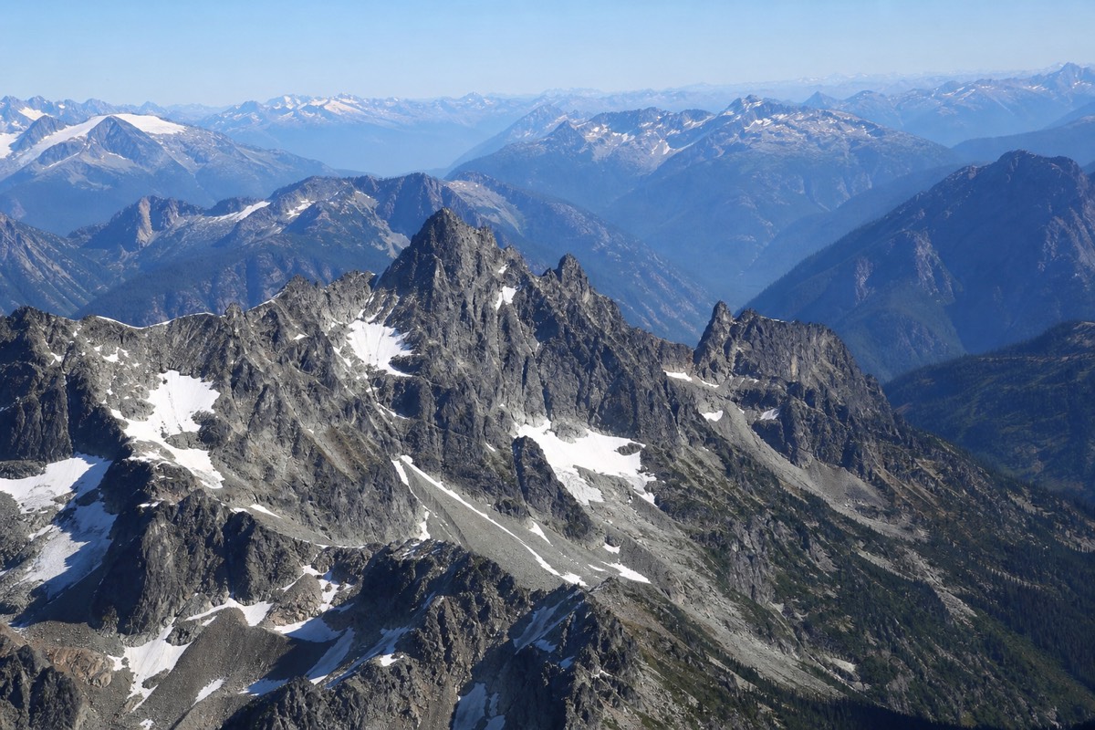 The mountains above Whistler, British Columbia
